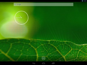 Android x86 Home Screen