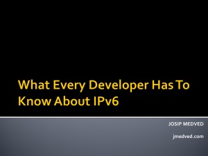 IPv6 Talk 2014