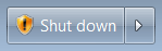 Windows 7 Shut down button