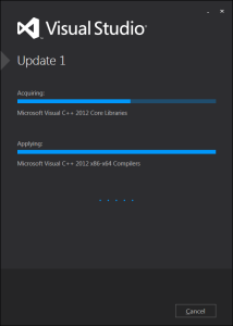 Visual Studio 2012 Update 1 - Installation