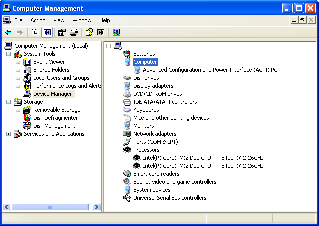 multiple monitors in device manager xp